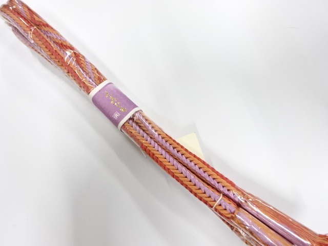 未使用品　正絹　手組帯締め